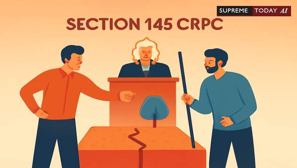 Section 145 CrPC Proceedings and Limitation Periods for Land Possession Disputes