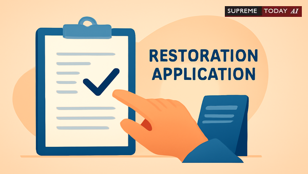 Does Section 151 CPC Inherent Power Allow Restoration Without Condonation of Delay?
