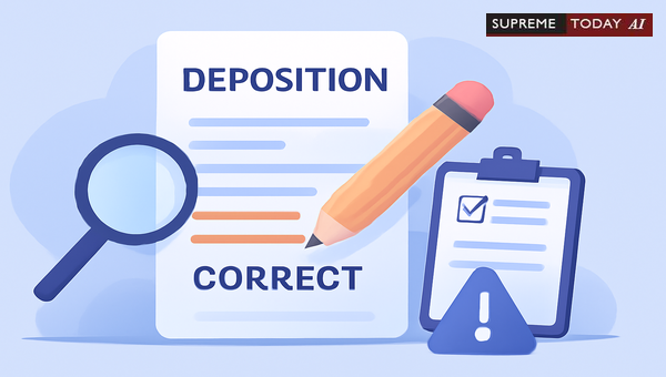Applying Section 152 CPC for Deposition Correction: Limits on Clerical and Substantive Changes
