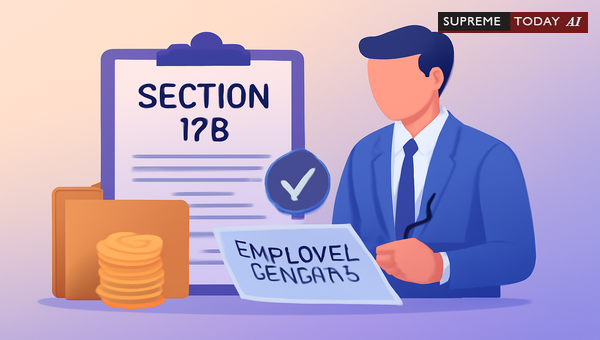 Section 17B Industrial Disputes Act: Determining Wager Commencement Based on Affidavit Filing Date
