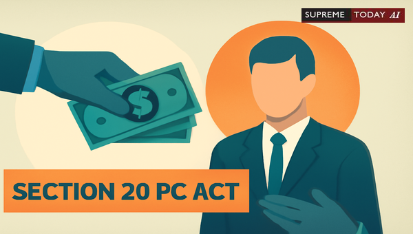 Rebuttal to the Presumption Under Section 20 of the Prevention of Corruption Act, 1988