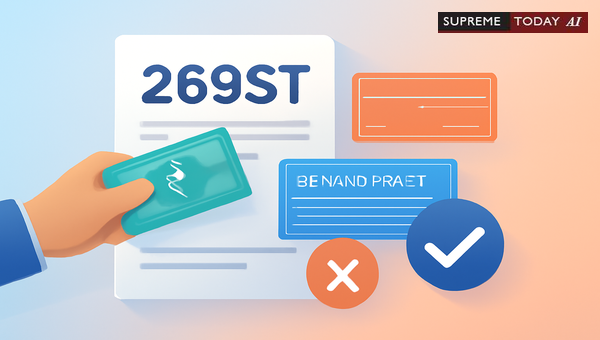 Section 269ST Income Tax Act: Mandatory Banker Verification for Transactions Exceeding ₹2 Lakhs