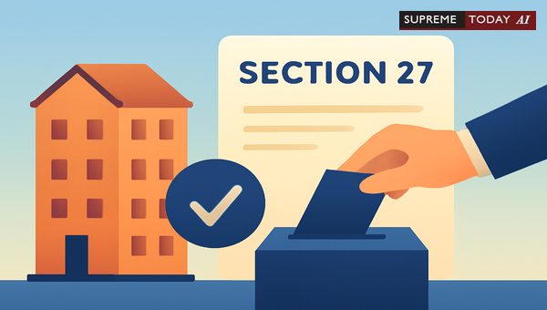 Judicial Scrutiny and Validity of Section 27 of the Housing Board Act in Residential Property Claims