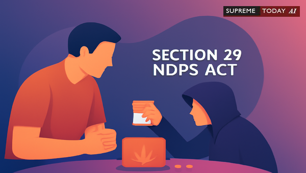 Invoking Section 29 NDPS Act: Criminal Conspiracy Requirements and Discharge Grounds