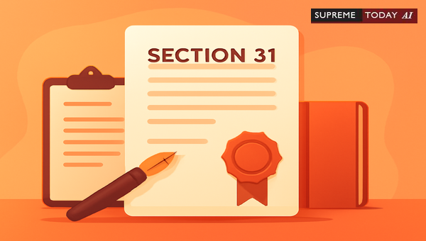 Section 31 Specific Relief Act: Why Court Decrees Do Not Qualify as Written Instruments