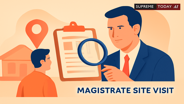 Application of Section 310 BNSS for Local Site Inspections in Domestic Violence Proceedings