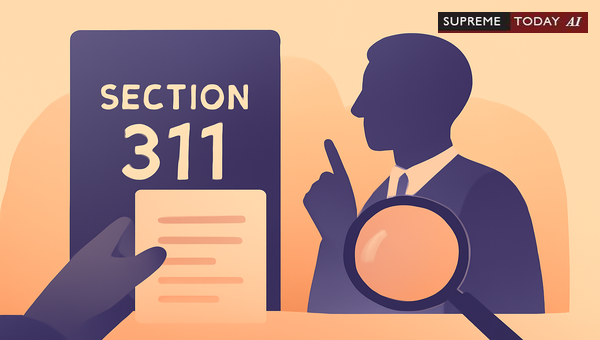 Admissibility and Scope of Recall Under Section 311 of the Code of Criminal Procedure, 1973
