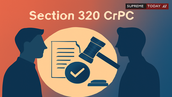 Compounding Under Section 320 CrPC: Why Acquittal of One Accused Does Not Benefit Co-accused