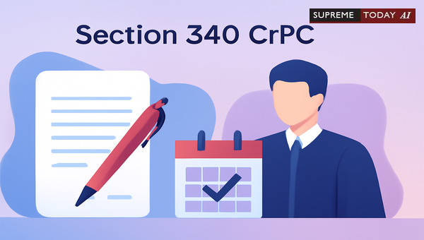 Timing of Section 340 CrPC Applications: Determining Pendency Before Final Judgment