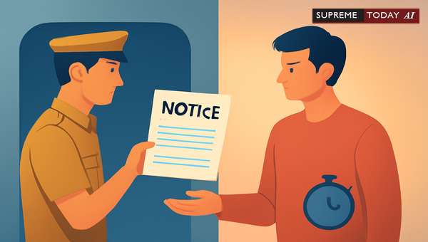 Section 35 BNSS Notice Validity: Mandatory In-Person Service and Reasonableness Rules