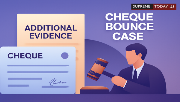 Limitations on Additional Evidence Under Section 391 CrPC in Cheque Dishonour Proceedings