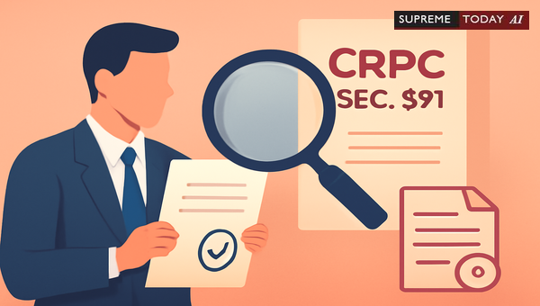 Judge Farjand Ali on Admissibility of Documents Under Section 391 CrPC in Appellate Proceedings