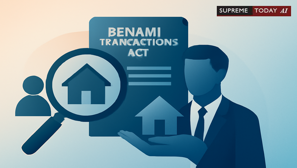 Does Section 4 Of The Benami Transactions Act Bar Suits To Recover Property From A Brother?