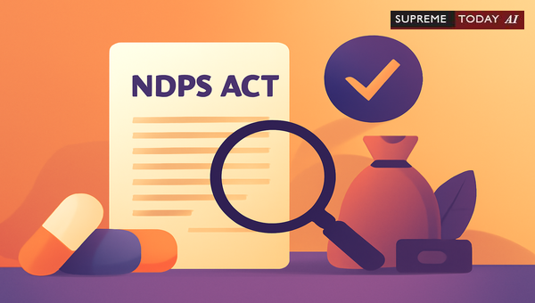 Impact of Section 42 NDPS Act Compliance on GD Entries and Commercial Quantity Convictions
