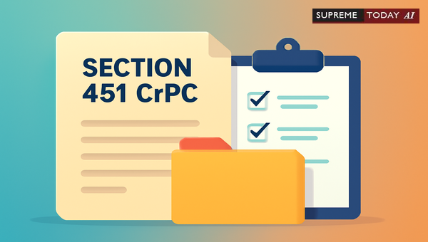 Maintainability of Section 451 CrPC Applications During Penal Confiscation Proceedings