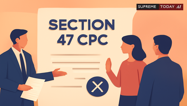 Maintainability of Section 47 CPC Objections by Non-Parties During Execution of Decree