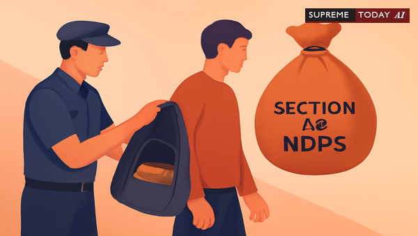 Does Section 50 NDPS Apply to Bag Searches? Supreme Court Precedents Clarified