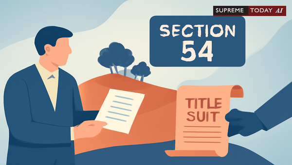 Applicability of Section 54 WB Land Reforms Act During Pending Title Suit and LRTT Proceedings