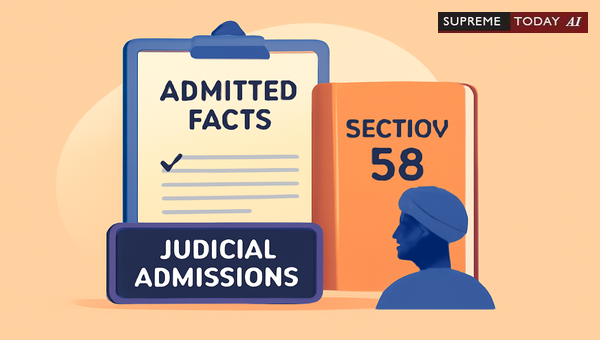 Do Admitted Facts Require Proof Under Section 58 of the Indian Evidence Act?