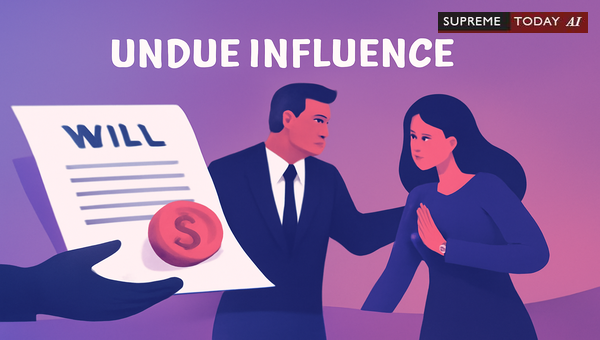 When Persuasion Fails to Invalidate Wills under Section 61 Illustration (v) of Indian Succession Act
