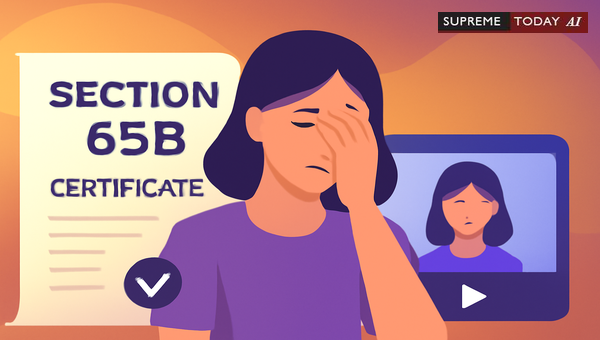 Mandatory Section 65B(4) Certificate for Electronic Evidence in Indian Sexual Offence Trials