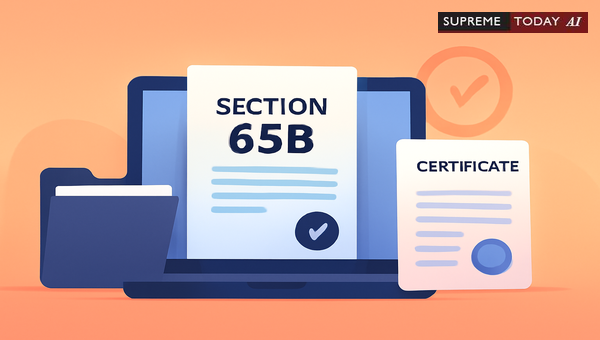 Mandatory Section 65B Certification Timing for Admissibility of Electronic Evidence