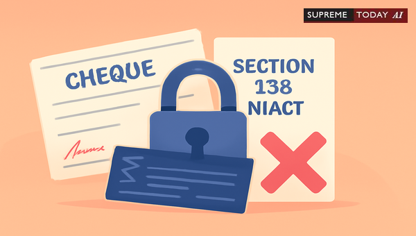Is an Amanat Security Cheque Enforceable Under Section 138 of the NI Act?