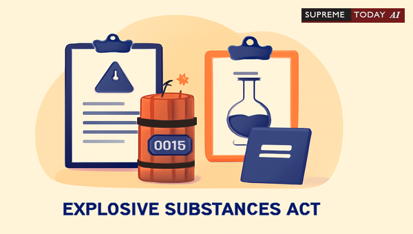Procedure for Seizing Explosives, Forensic Sampling, and Section 7 Sanctions under ESA 1908