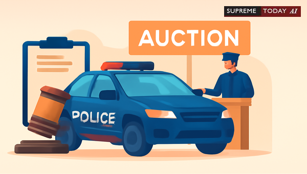 Legal Procedures and Judicial Requirements for Police Seized Vehicle Auctions in India