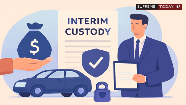 Determining Bond Amounts for Seized Vehicle Interim Custody Under CrPC Provisions
