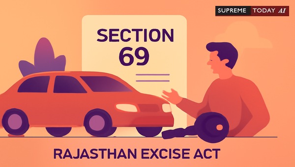 Release of Seized Vehicles Under Section 69 of the Rajasthan Excise Act: Legal Scope