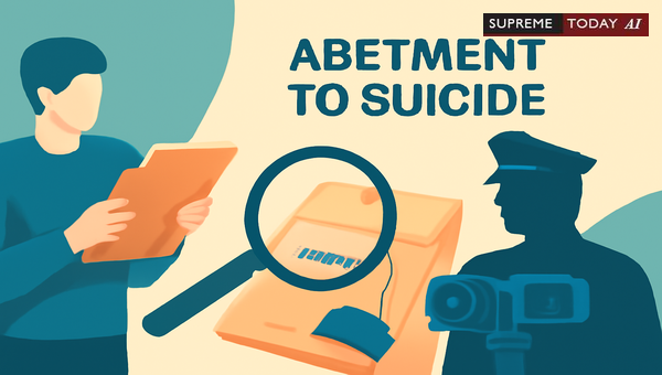 Legal Procedures for Seizing Evidence in Abetment to Suicide Cases: Preventing Admissibility Issues