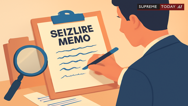 Does Seizure Memo Handwriting Negate Prosecution Evidence in Criminal Investigations?