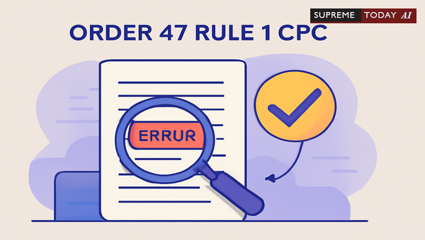 Identifying Self-Evident Errors for Review Petitions Under Order 47 Rule 1 of the CPC