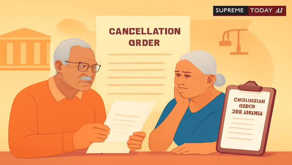 Cancellation of Transfer Deeds Under the Maintenance and Welfare of Parents and Senior Citizens Act