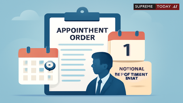 Seniority Disputes: Calculating Service from Appointment Order vs Date of Joining