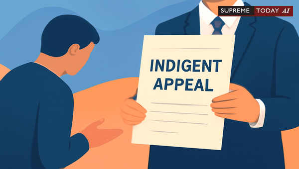 Is a Separate Sanction Petition Necessary for Indigent Appeals under CPC Order 44?