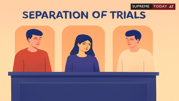 Separation of Trials for Accused with Distinct Roles under Section 317 CrPC