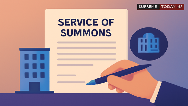 Service of Summons upon Corporations: Mandatory Procedures and Judicial Precedents