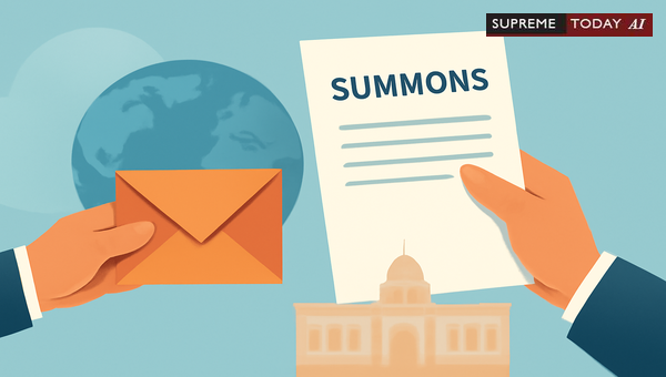 Serving Judicial Summons on Defendants Residing Abroad Under the Code of Civil Procedure