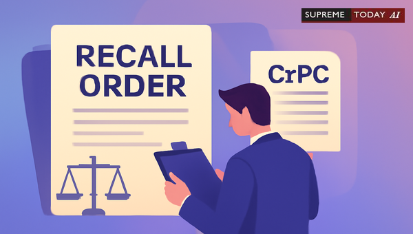 Recalling and Reviewing Sessions Court Orders in Criminal Miscellaneous Petitions