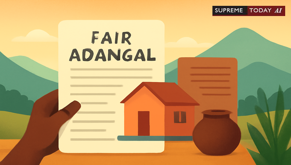 Does Settlement Fair Adangal Confer Land Title or Ownership Rights in Tribal Areas?