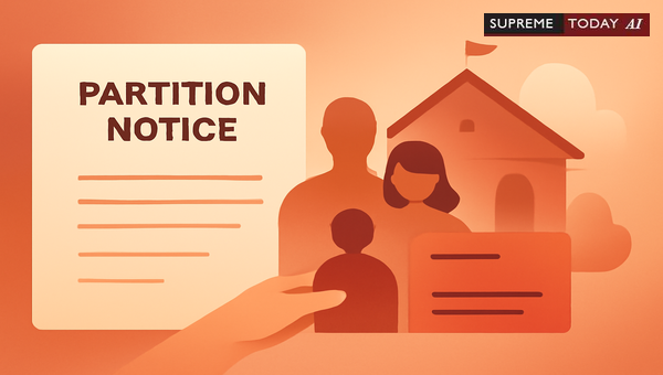 Severing Hindu Joint Family Status: Legal Requirements for Valid Partition Notices