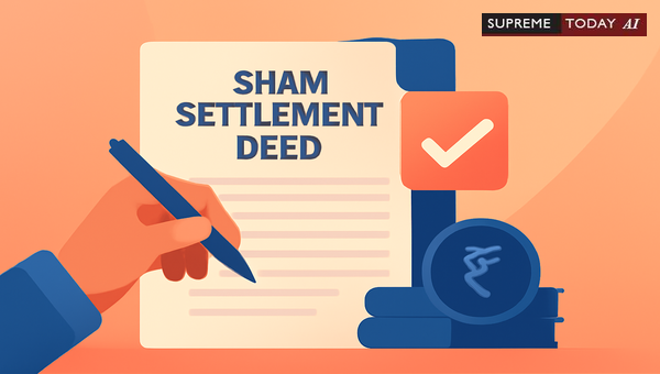 Madras High Court Rules Settlement Deeds Void When Executants Retain Property Control