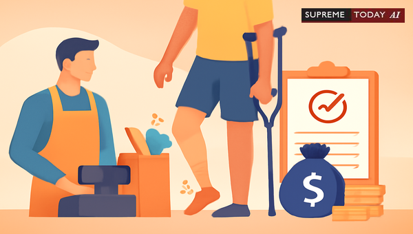 Shopkeeper Leg Amputation Disability Claims: Assessing 100% Loss of Earning Capacity