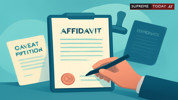 Affidavit with Caveat Petition: Filing Requirements Explained