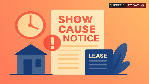 When Is a Show Cause Notice Mandatory for Declaring a Lease Lapsed in India?