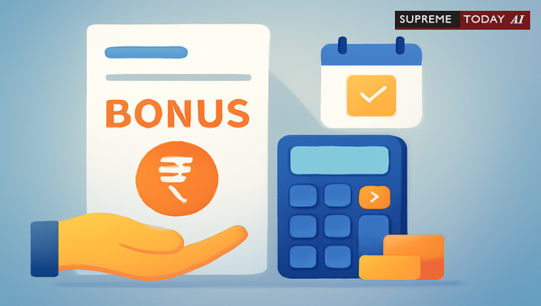 Treating Sick Leave as Attendance for Bonus Calculation under Indian Labor Schemes
