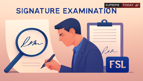 Admissibility of FSL Signature Examination for Accused in IPC Sections 467 and 468 Forgery Cases