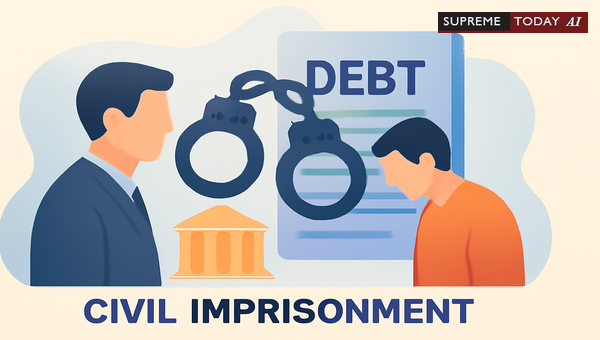 Simultaneous Civil Imprisonment of Borrower and Guarantor in Debt Recovery Proceedings